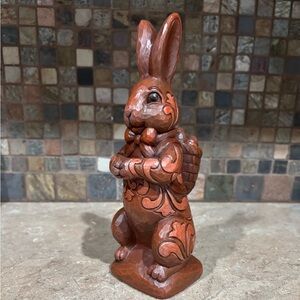 Jim Shore Heartwood Creek 2010 Yummy Bunny Chocolate Bunny